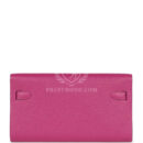 Hermes Kelly Wallet To Go Rose Pourpre Chevre PHW