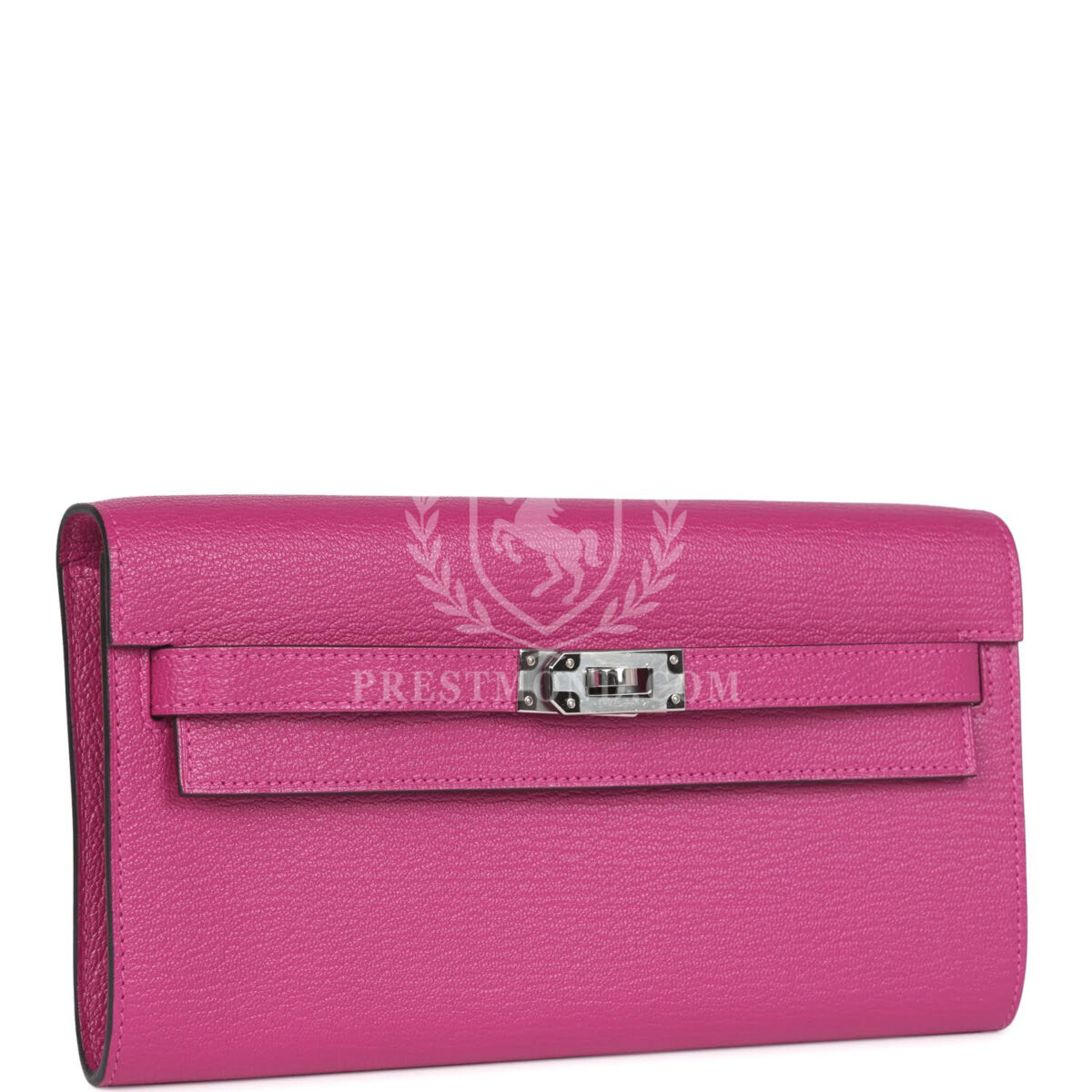 Hermes Kelly Wallet To Go Rose Pourpre Chevre PHW — изображение 2