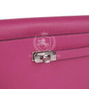 Hermes Kelly Wallet To Go Rose Pourpre Chevre PHW
