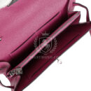 Hermes Kelly Wallet To Go Rose Pourpre Chevre PHW