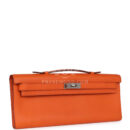 Hermes Kelly Cut Orange Swift PHW