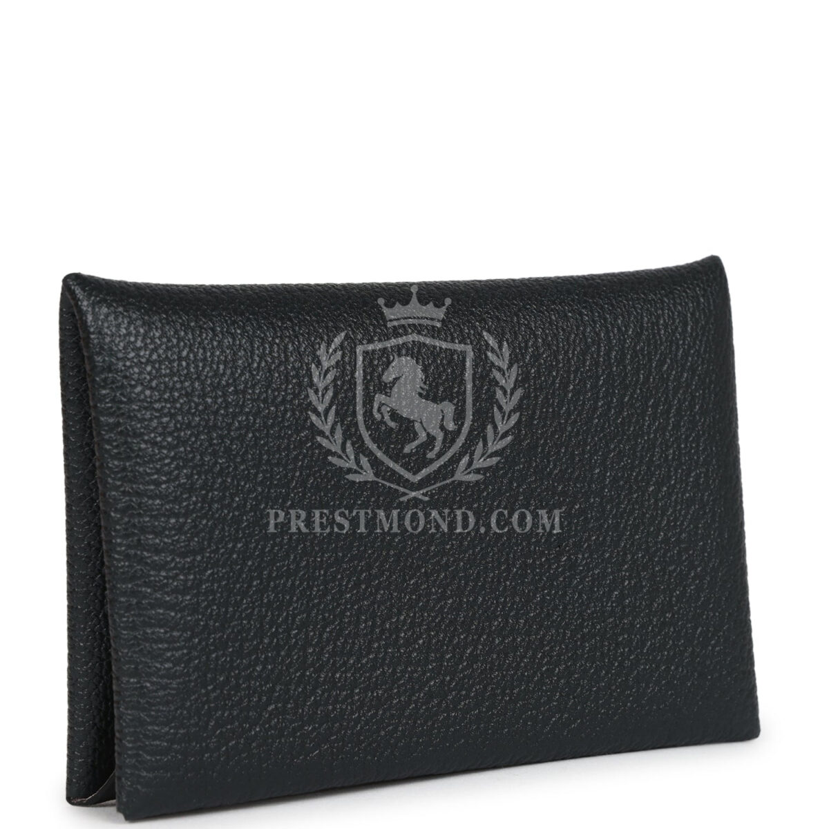 Hermes Calvi Card Holder Black Verso Chevre PHW — изображение 2