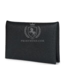 Hermes Calvi Card Holder Black Verso Chevre PHW