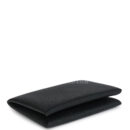 Hermes Calvi Card Holder Black Verso Chevre PHW
