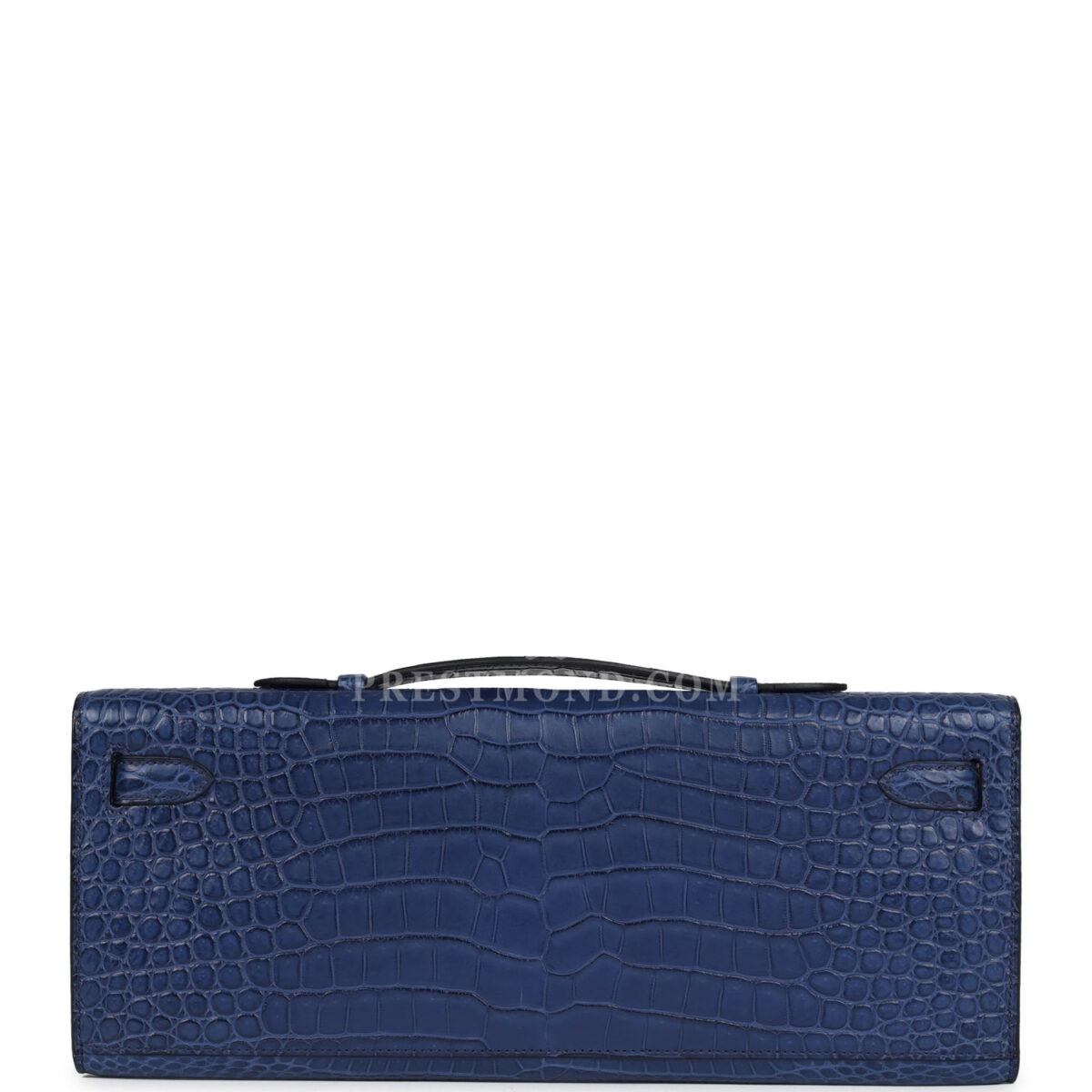 Hermes Kelly Cut Bleu De Malte Matte Porosus Crocodile PHW — изображение 4