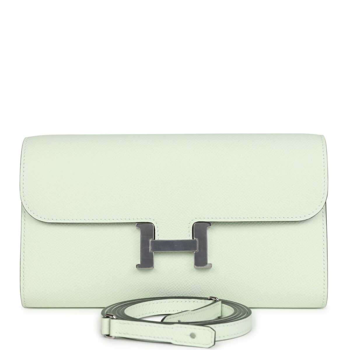 Hermes Constance Wallet To Go Vert Fizz Epsom PHW
