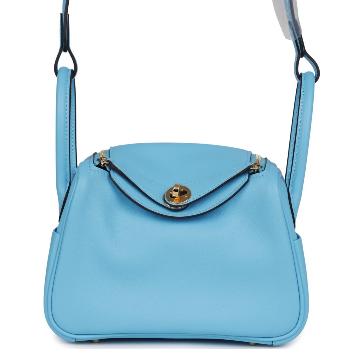 Hermes Mini Lindy Celeste Swift GHW