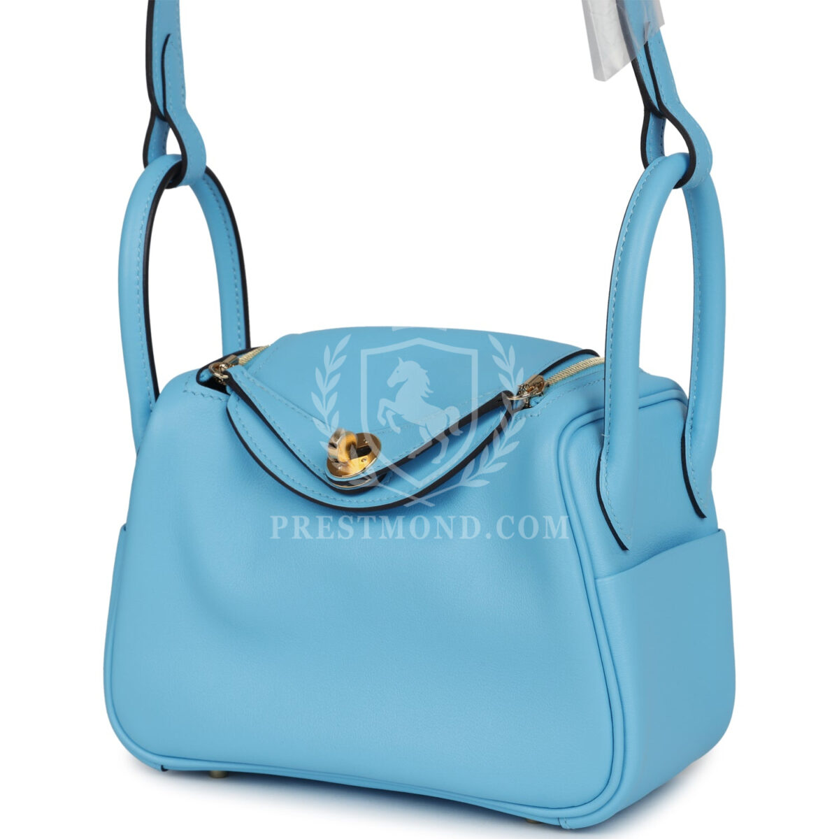 Hermes Mini Lindy Celeste Swift GHW — изображение 5