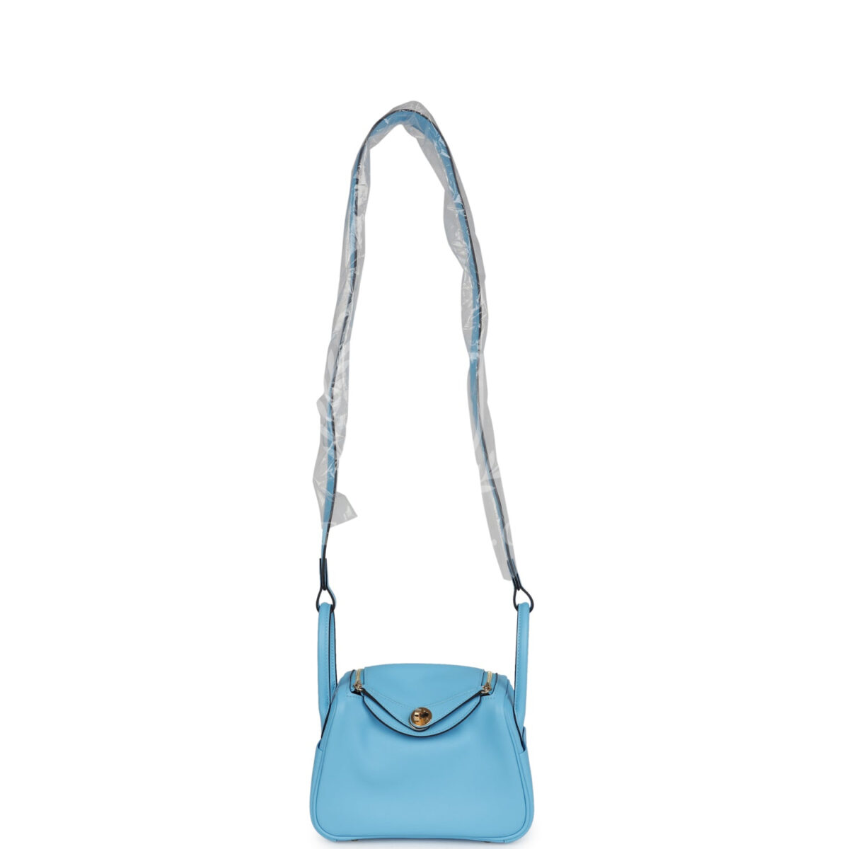 Hermes Mini Lindy Celeste Swift GHW — изображение 6
