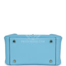 Hermes Mini Lindy Celeste Swift GHW