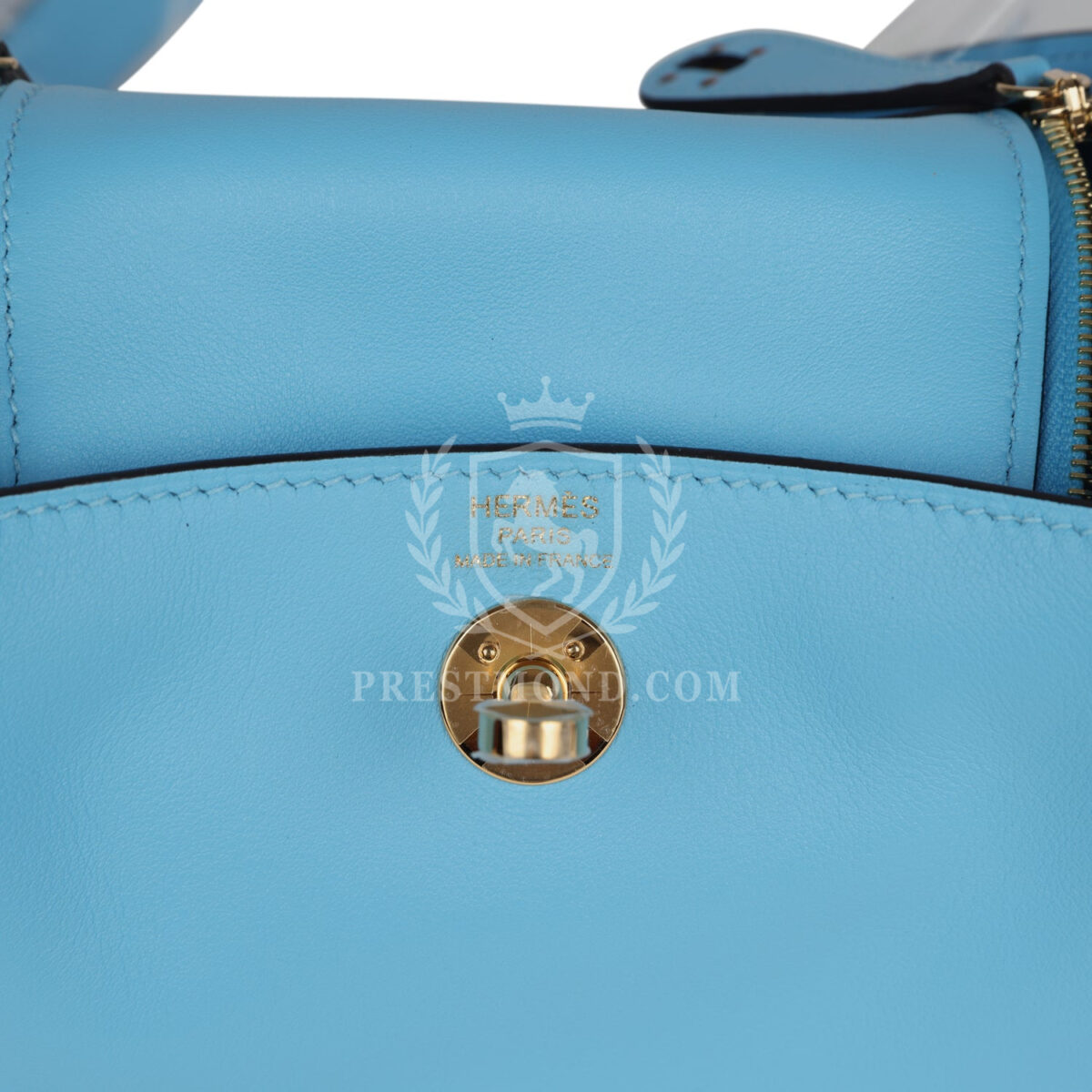Hermes Mini Lindy Celeste Swift GHW — изображение 8