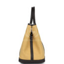 Hermes Garden Party 30 Paille Toile Militaire Canvas and Ebene Negonda PHW