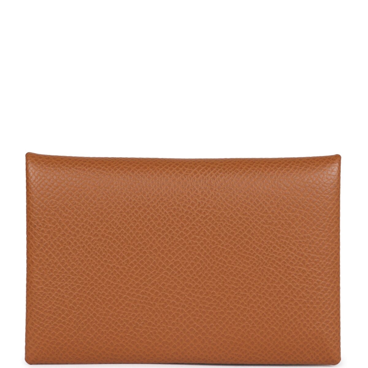 Hermes Calvi Card Holder Gold Epsom PHW