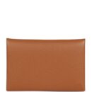 Hermes Calvi Card Holder Gold Epsom PHW