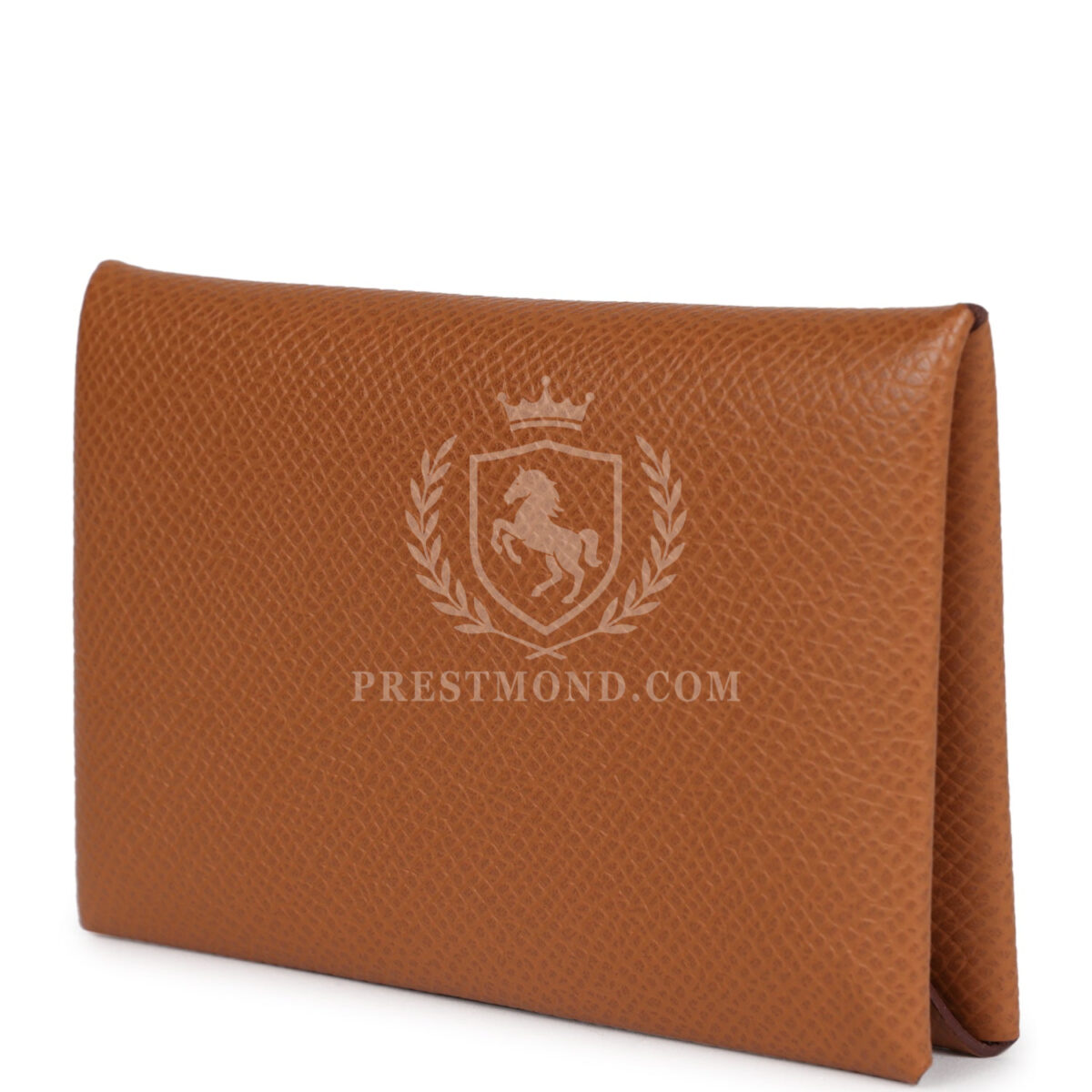 Hermes Calvi Card Holder Gold Epsom PHW — изображение 5