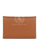 Hermes Calvi Card Holder Gold Epsom PHW