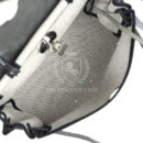 Hermes Herbag Zip 31 PM Hobnailed Black and Ecru Printed H Plume Canvas and Vache Hunter PHW