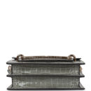 Hermes Mini Roulis Gris Ciment Shiny Alligator PBHW