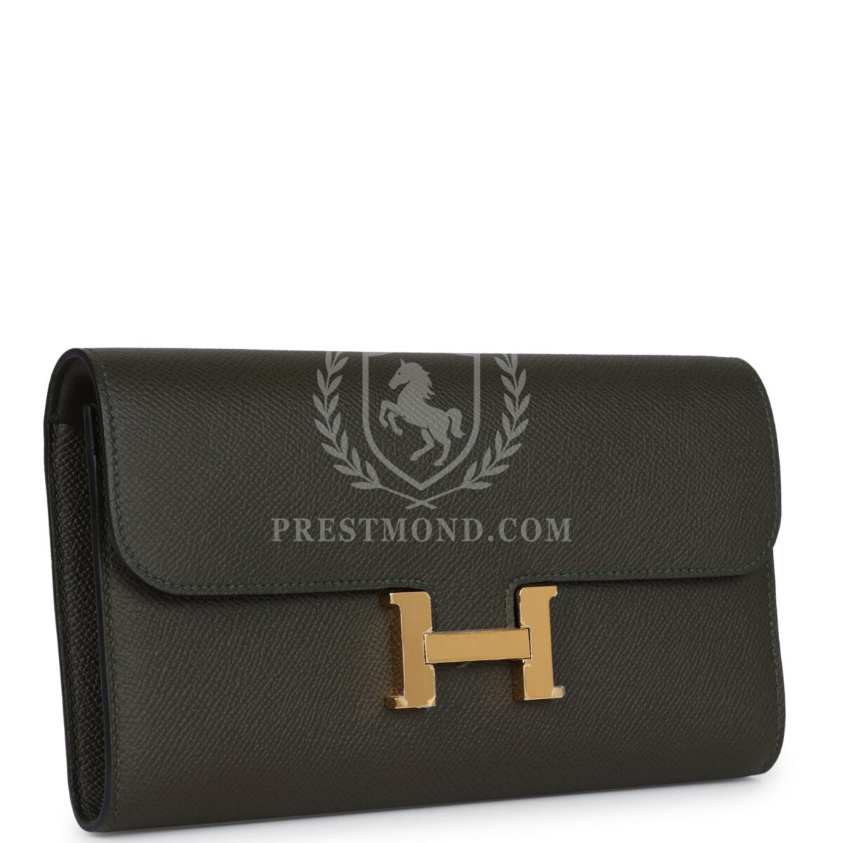 Hermes Constance Wallet To Go Vert De Gris Epsom GHW — изображение 2