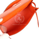 Hermes Kelly Pochette Feu Epsom PHW