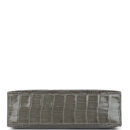 Hermes Kelly Pochette Gris Ciment Shiny Alligator PHW
