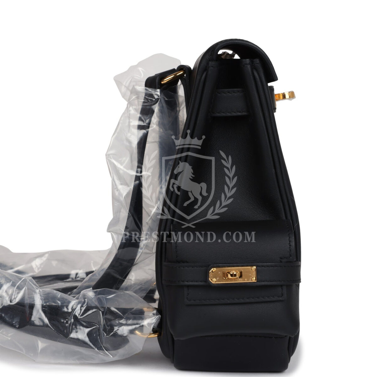 Hermes Mini Kelly Jump Backpack Black Swift GHW — изображение 3