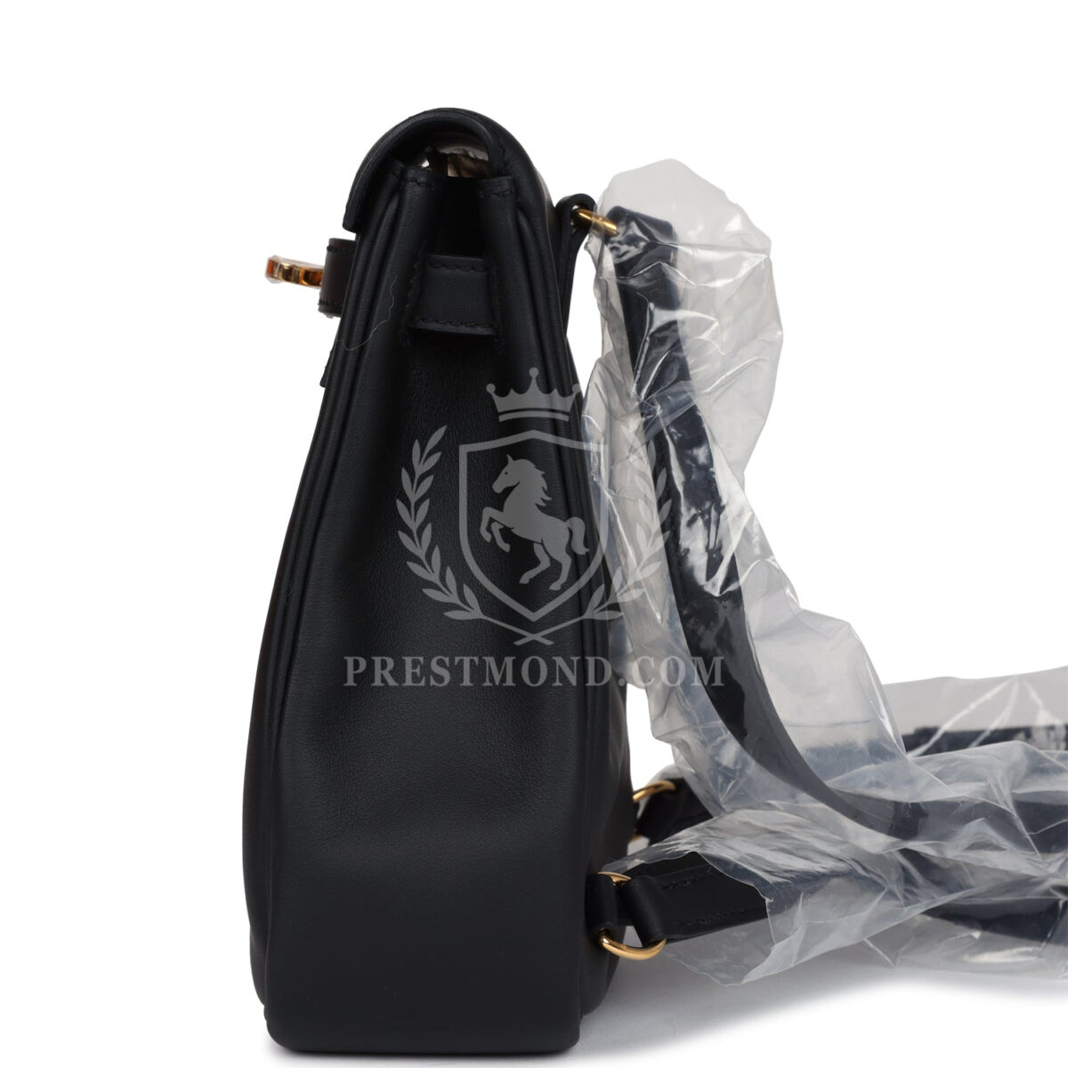 Hermes Mini Kelly Jump Backpack Black Swift GHW — изображение 7