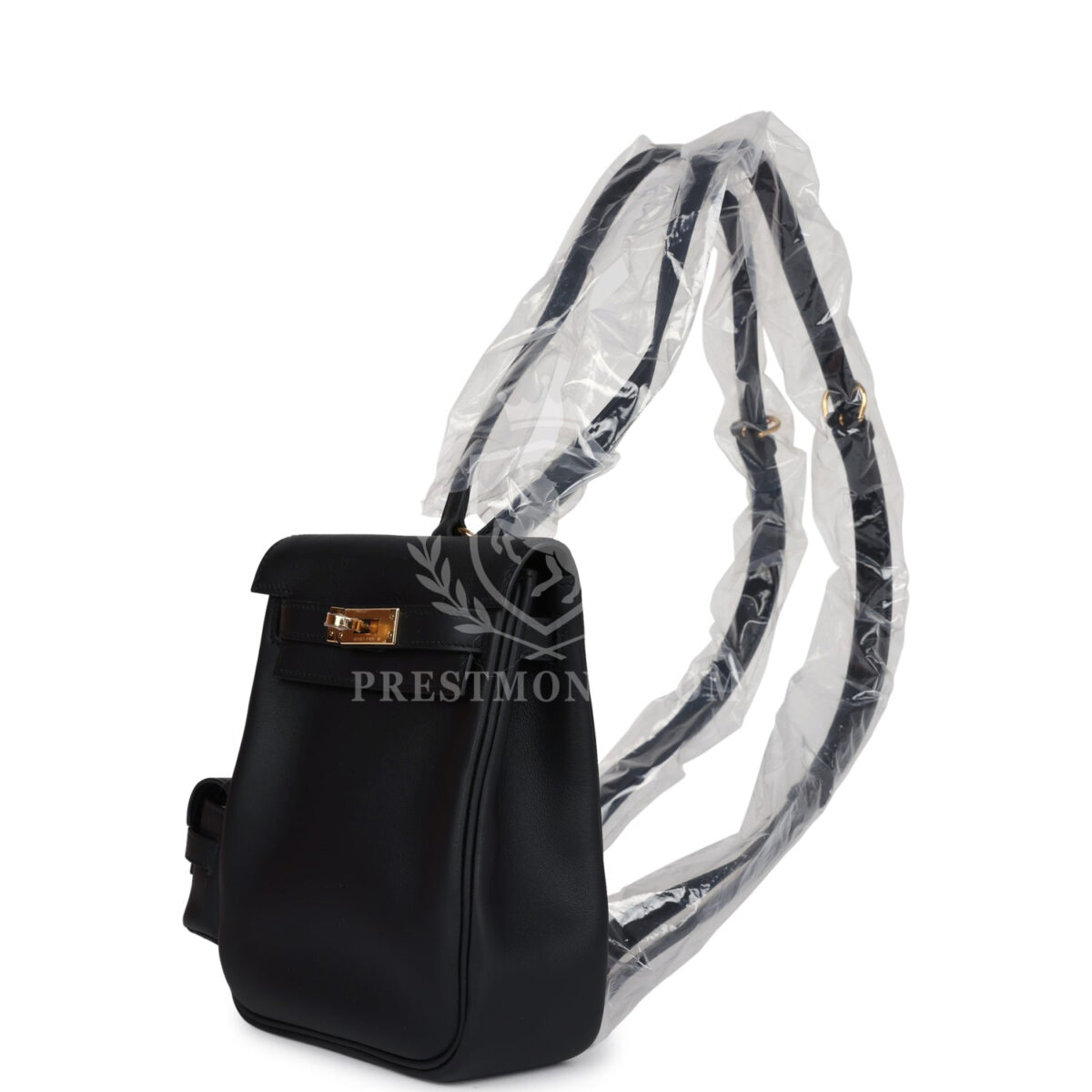 Hermes Mini Kelly Jump Backpack Black Swift GHW — изображение 9
