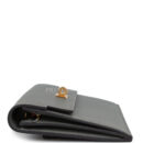 Hermes Kelly Pocket Long Wallet Gris Meyer Madame GHW