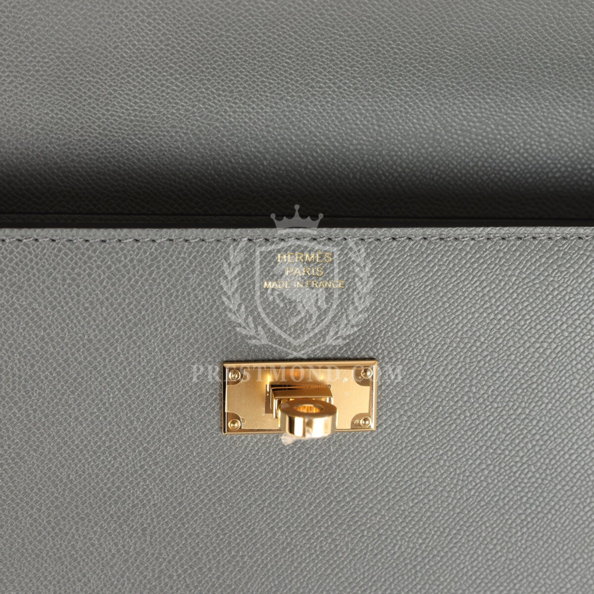 Hermes Kelly Pocket Long Wallet Gris Meyer Madame GHW — изображение 7