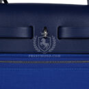 Hermes Herbag Zip PM 31 Bleu Bill Toile Militaire Canvas and Bleu Saphir Vache Hunter PHW