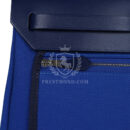 Hermes Herbag Zip PM 31 Bleu Bill Toile Militaire Canvas and Bleu Saphir Vache Hunter PHW