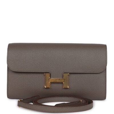 Hermes Constance Wallet To Go Etain Epsom GHW
