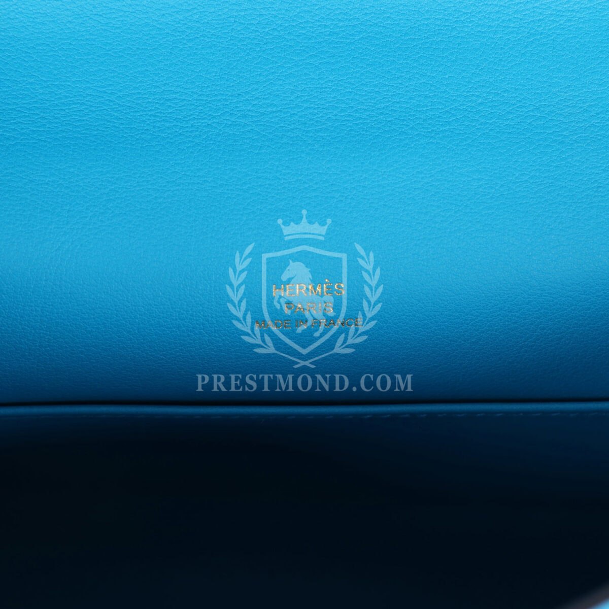 Hermes Kelly Pochette Bleu Frida Swift GHW — изображение 7