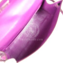 Hermes Kelly Pochette Violet Shiny Niloticus Crocodile PHW