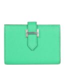 Hermes Bearn Card Holder Vert Comics Chevre Mysore PHW