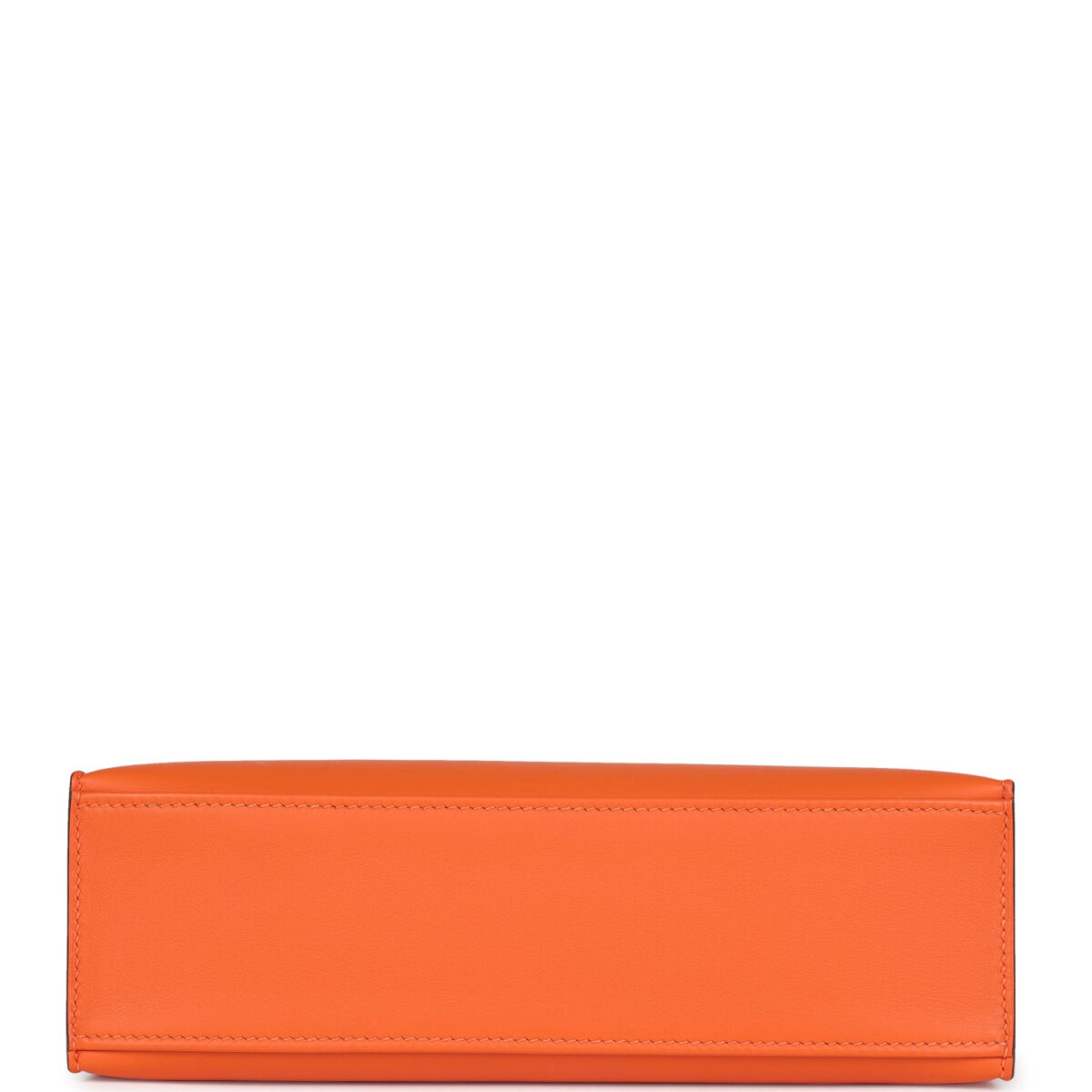 Hermes Special Order (HSS) Kelly Pochette Orange Verso Swift GHW — изображение 6