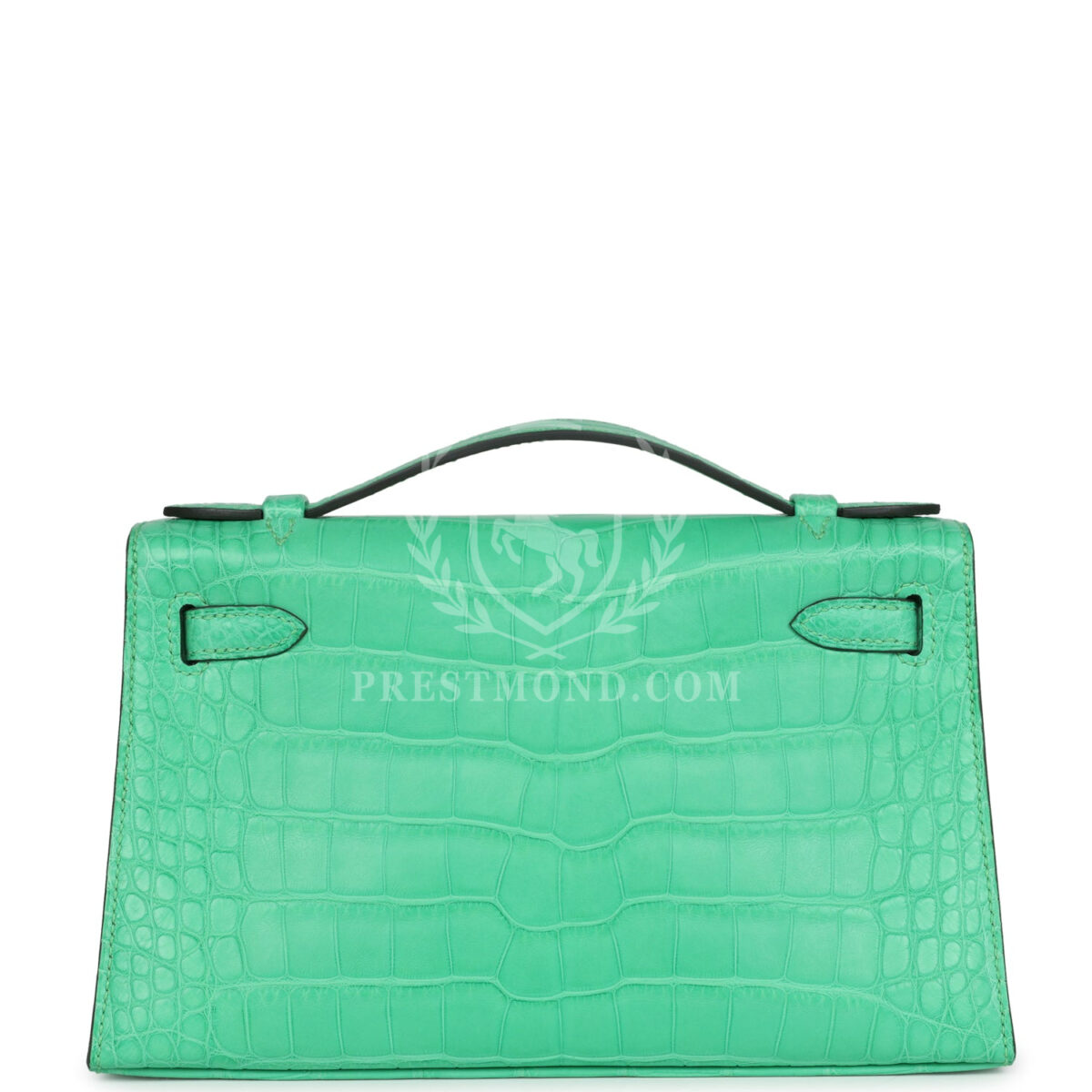 Hermes Kelly Pochette Vert Comics Matte Alligator GHW — изображение 4