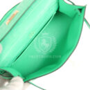 Hermes Kelly Pochette Vert Comics Matte Alligator GHW