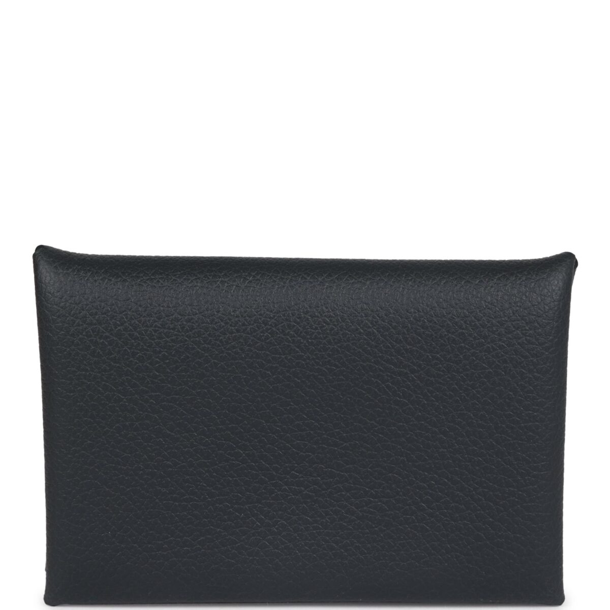 Hermes Calvi Card Holder New Bleu Ocean Evercolor PHW