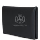 Hermes Calvi Card Holder New Bleu Ocean Evercolor PHW