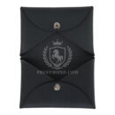Hermes Calvi Card Holder New Bleu Ocean Evercolor PHW