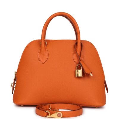 Hermes 1923 Bolide 25 Orange Epsom GHW