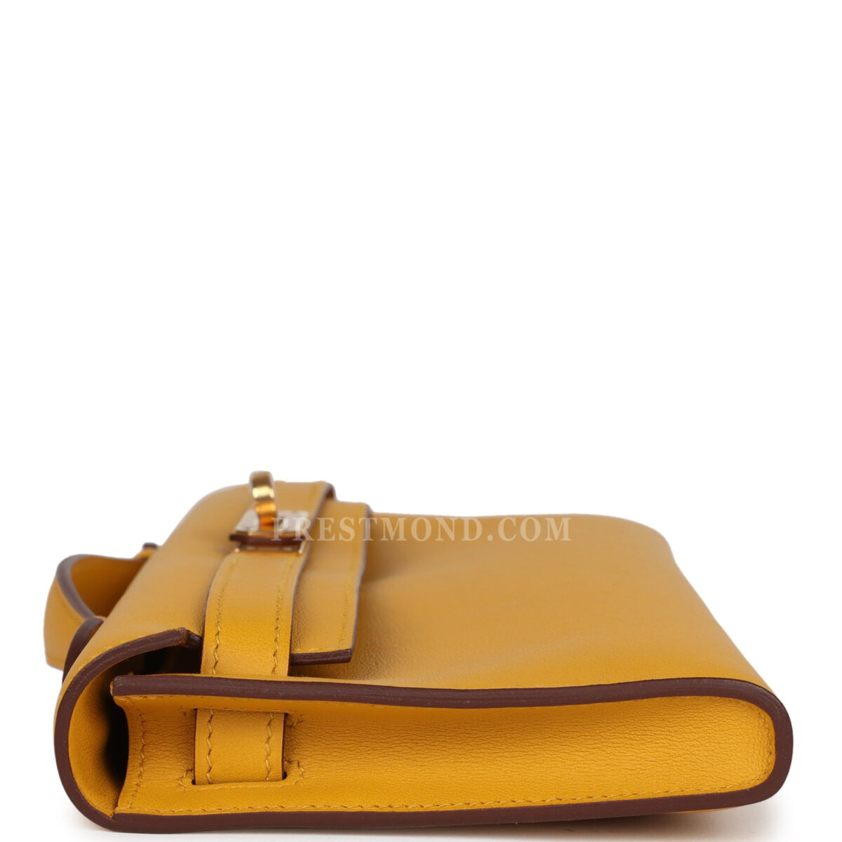 Hermes Kelly Cut Jaune Ambre Swift GHW — изображение 3