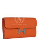 Hermes Constance Wallet To Go Orange Epsom PHW