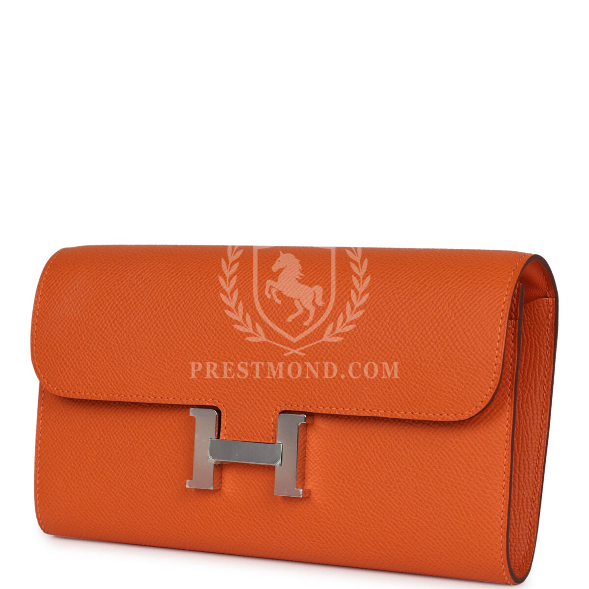 Hermes Constance Wallet To Go Orange Epsom PHW — изображение 5