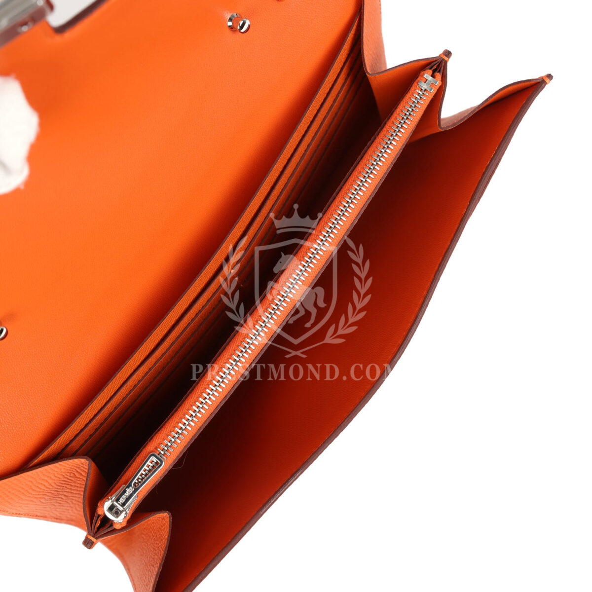 Hermes Constance Wallet To Go Orange Epsom PHW — изображение 7