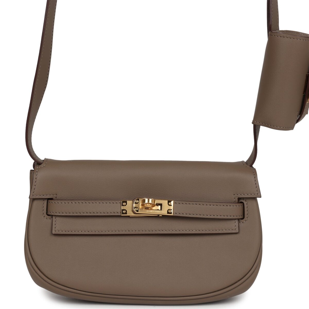 Hermes Kelly Moove Etoupe Swift GHW