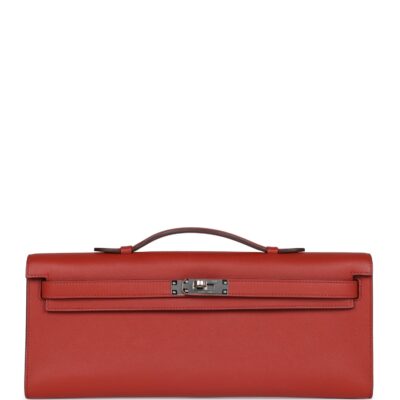 Hermes Kelly Cut Sanguine Swift PHW