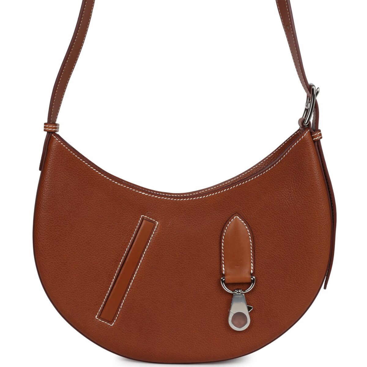 Hermes P'tit Arcon Bag Fauve Barenia Faubourg PHW